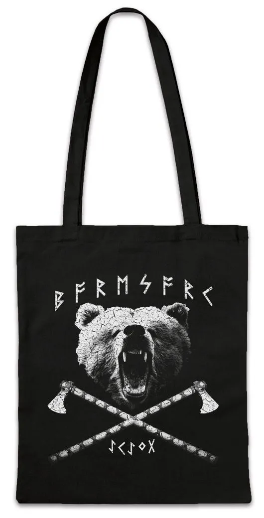 Urban Backwoods Beuteltasche Baresark V Stofftasche Berserker Viking Vikings Wikinger Thor Odhin (1-tlg), Walhalla Midgard Loki Yggdrasil