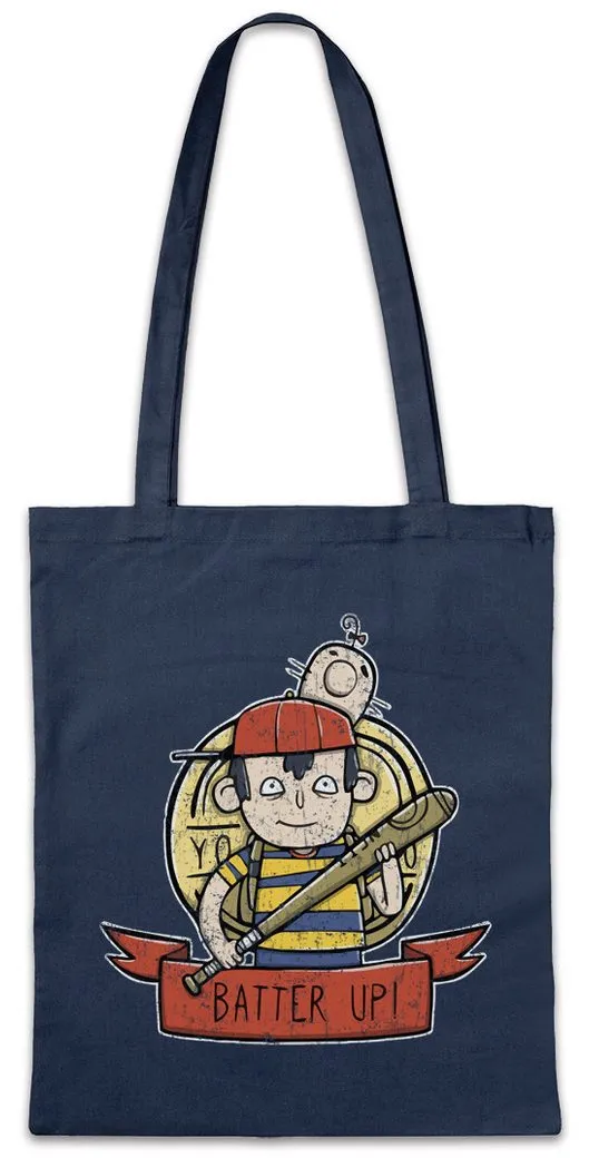 Urban Backwoods Beuteltasche Batter Up Stofftasche Earthbound Mother Gamer Game Gaming PC George (1-tlg), And Maria Ninten Psi