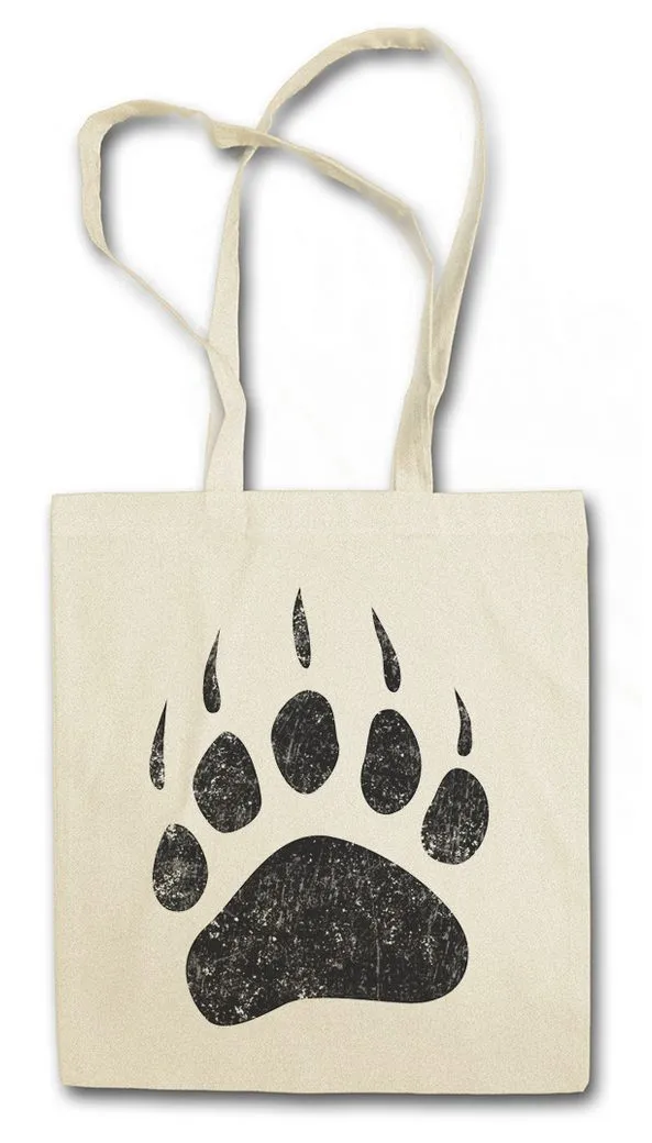 Urban Backwoods Beuteltasche Bear Paw Stofftasche Bär Kralle Tatze Pfote Jäger Jagd Hunter Hunt (1-tlg), Hunting Hillbilly Redneck Rednecks