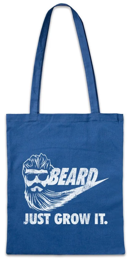 Urban Backwoods Beuteltasche Beard Grow It Stofftasche Bart Vollbart Hipster Barber Man Glasses (1-tlg), Bartträger Full Beard Shop