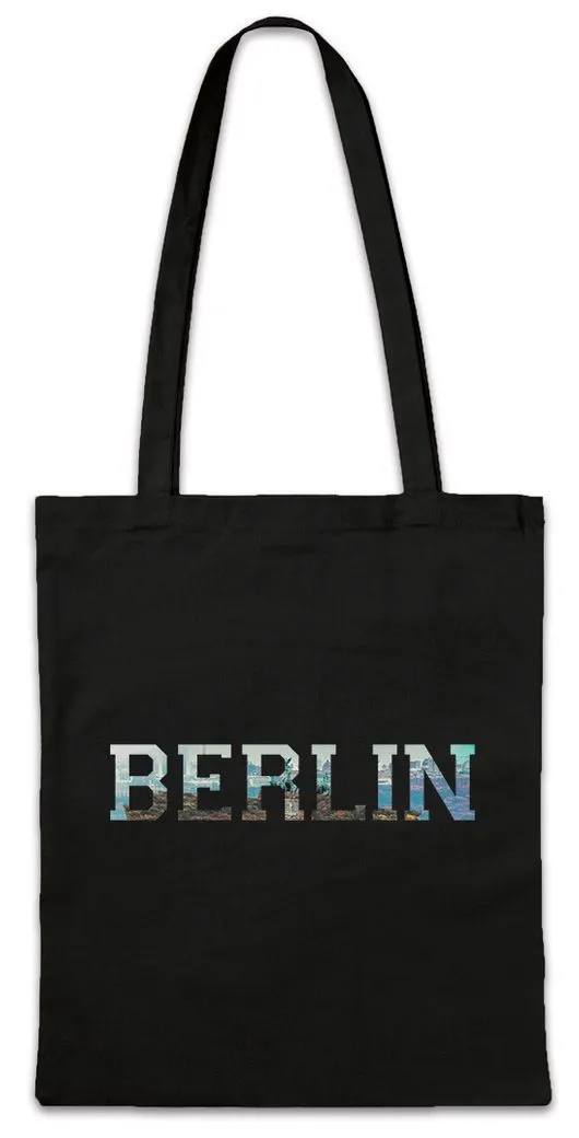 Urban Backwoods Beuteltasche Berlin Stofftasche Skyline Stadt City Deutschland Germany Techno (1-tlg), Kreuzberg Capital Hauptstadt Brandenburger