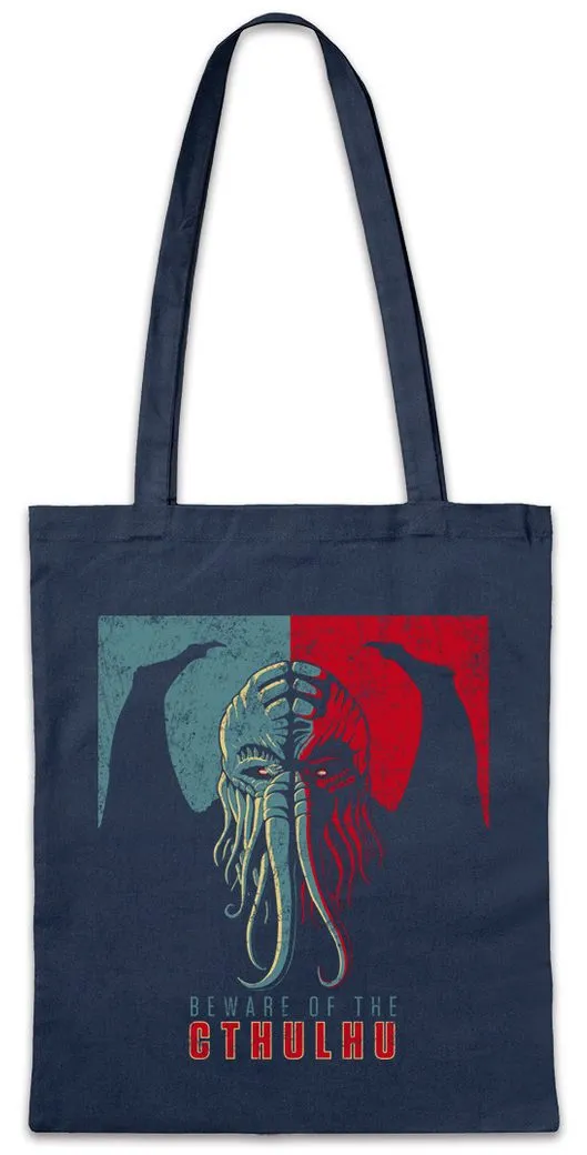 Urban Backwoods Beuteltasche Beware Of Cthulhu Stofftasche Horror Arkham Lovecraft Miskatonic (1-tlg), Antarctic Expedition Call of
