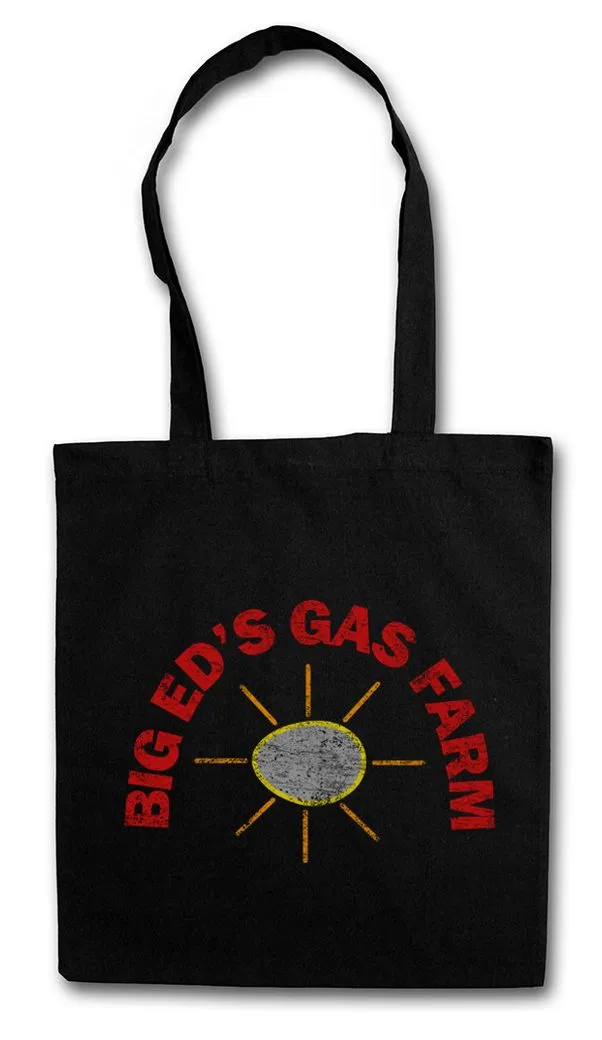 Urban Backwoods Beuteltasche Big Ed's Gas Farm Stofftasche Twin TV Series Peaks Ed Hurley Nadine (1-tlg), Petrol Gas Station Zeichen