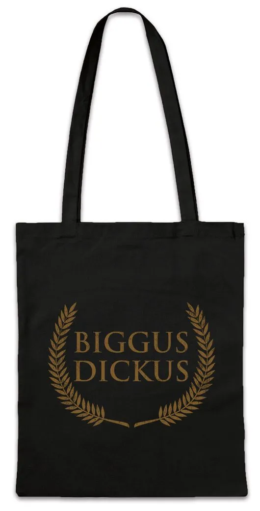 Urban Backwoods Beuteltasche Biggus Dickus Stofftasche Monty Brian Fun Das Leben Python Life Of (1-tlg), Nazareth Schwanzus Longus Fun
