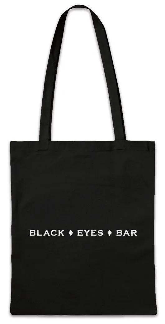Urban Backwoods Beuteltasche Black Eyes Bar Stofftasche Undateable Symbol Sign Logo Danny Burton (1-tlg), Justin Kearney Leslie Burton