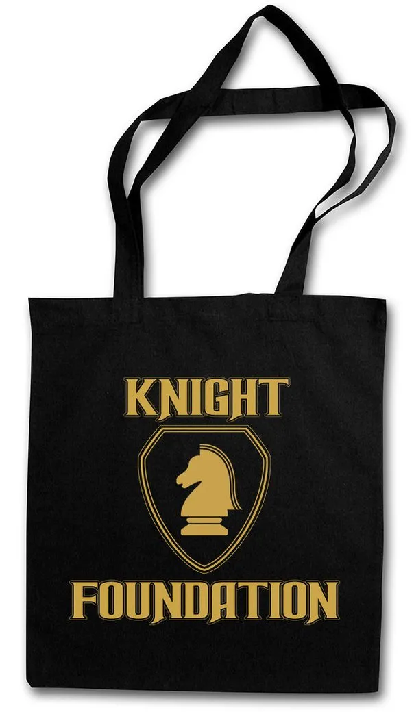Urban Backwoods Beuteltasche Black Knight Foundation Logo Stofftasche Tv Rider Serie Kult K.I.T.T. (1-tlg), Hasselhoff Industries 2000 Michael