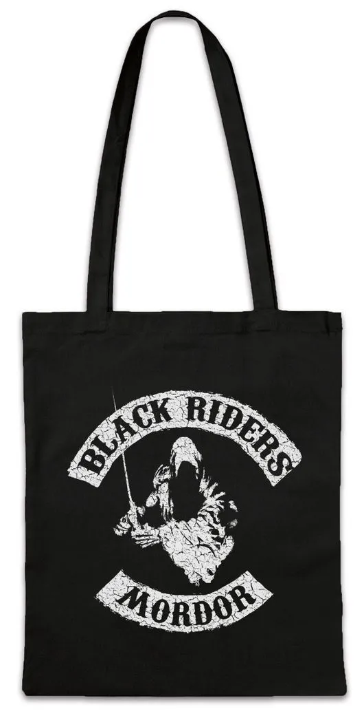 Urban Backwoods Beuteltasche Black Riders MC Stofftasche Lord of Herr der Gondor the Rings Ringe (1-tlg), Sauron Symbol Sign Mittelerde