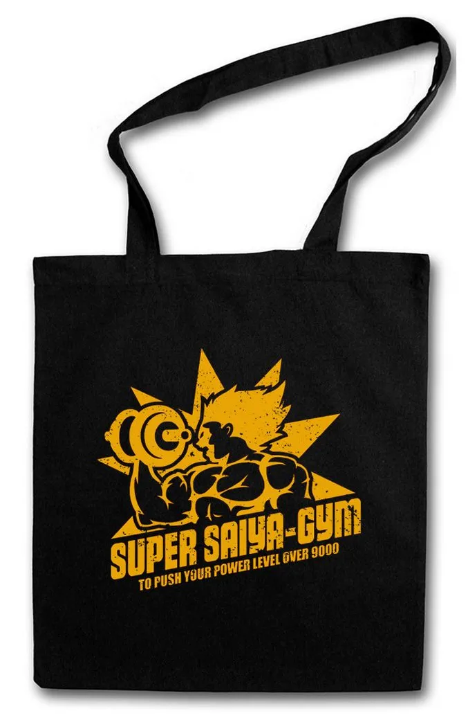 Urban Backwoods Beuteltasche Black Super Saiya Gym Vintage Stofftasche Dragonball Anime Cosplay Z (1-tlg), Goku Goten Ball Son