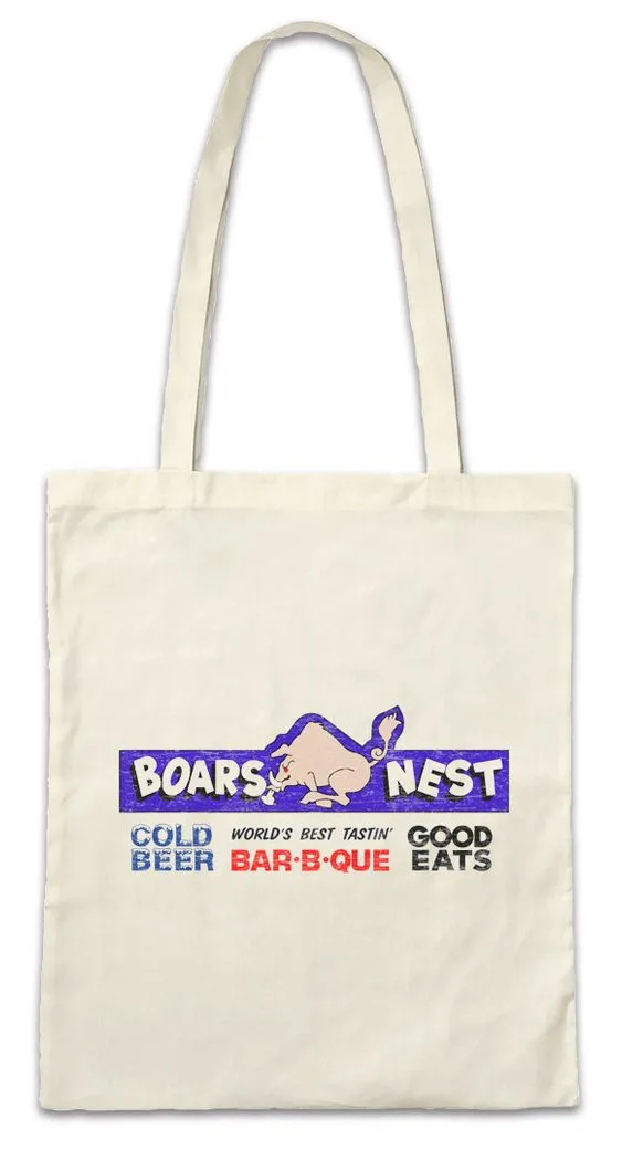 Urban Backwoods Beuteltasche Boars Nest Stofftasche Los Dukes De Ein Duke Kommt Dukes Selten Allein (1-tlg), Symbol Of Hazard Sign
