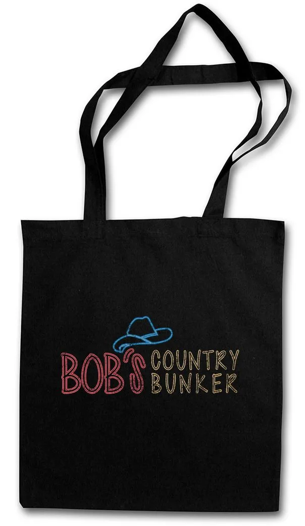 Urban Backwoods Beuteltasche Bob's Country Bunker Stofftasche Blues Bar Restaurant Club Brothers (1-tlg), Symbol Logo Music Sign