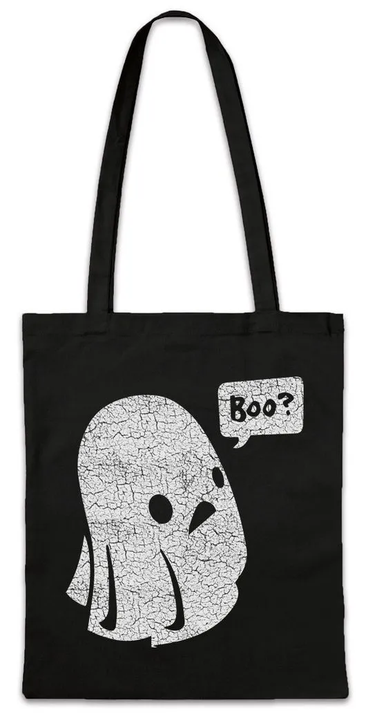 Urban Backwoods Beuteltasche Boo I Stofftasche Spectre Viral Geist Ghost Cute Halloween Comic (1-tlg), Gespenst Sweet Cartoon Spooky