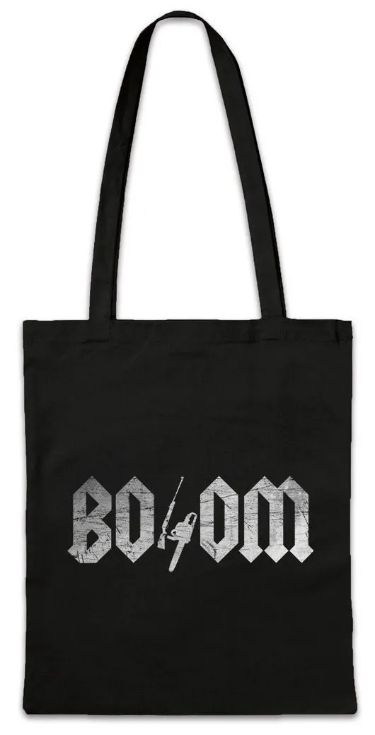 Urban Backwoods Beuteltasche Boom A Dead Stofftasche Chainsaw Fear Zombie The Ash Walking Evil (1-tlg), Shotgun Rifle Dead Kettensäge