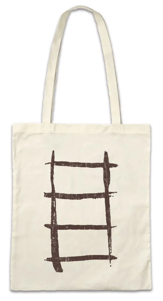 Urban Backwoods Beuteltasche Boudalan Symbol Stofftasche Fun The Commander Clan Clarke 100 Hundred (1-tlg), Griffin Skaikru Grounder Clark