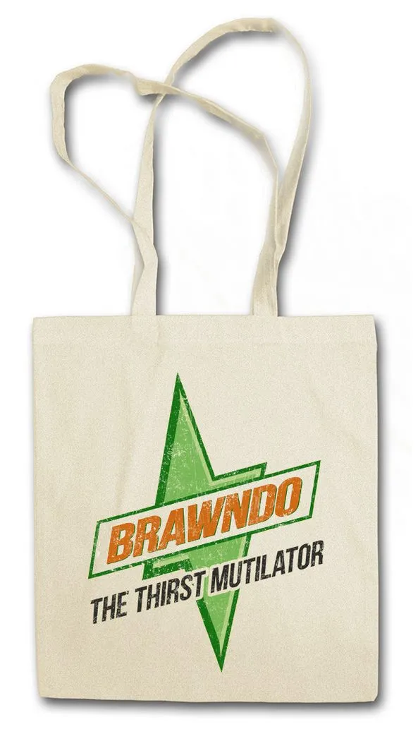 Urban Backwoods Beuteltasche Brawndo Stofftasche Drink Energy Idiocracy Sign Insignia Logo Symbol (1-tlg), Lemonade Kult SciFi