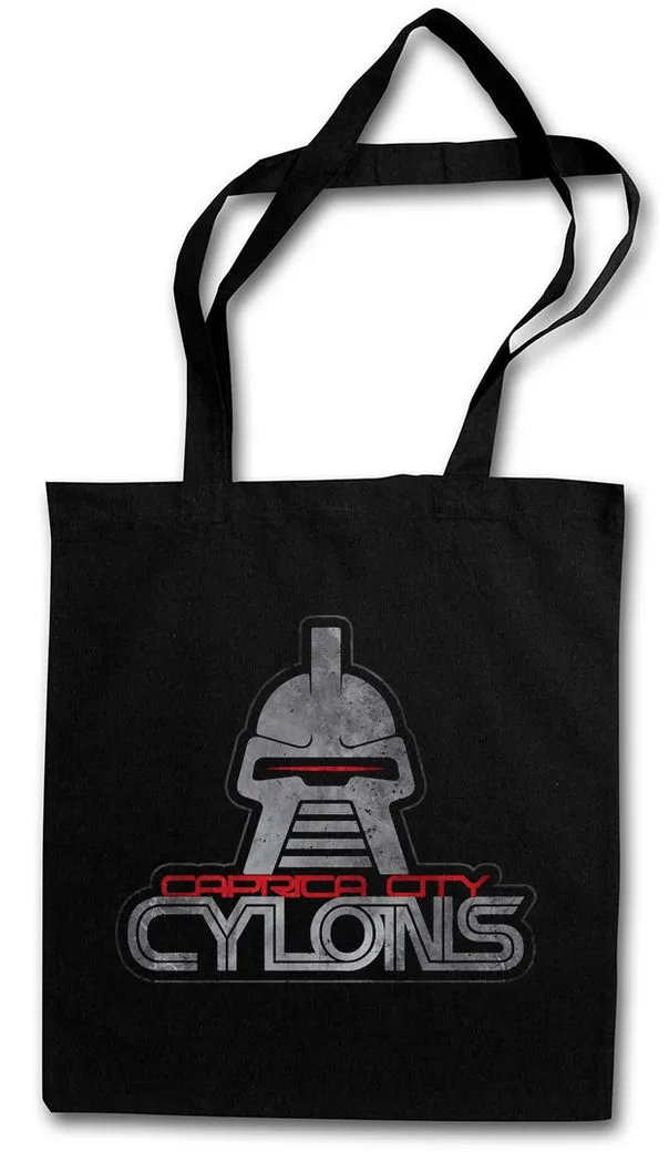 Urban Backwoods Beuteltasche Caprica City Cylons Stofftasche TV Kampfstern Series Galactica Serie (1-tlg), Battlestar SciFi Cylons Zylonen