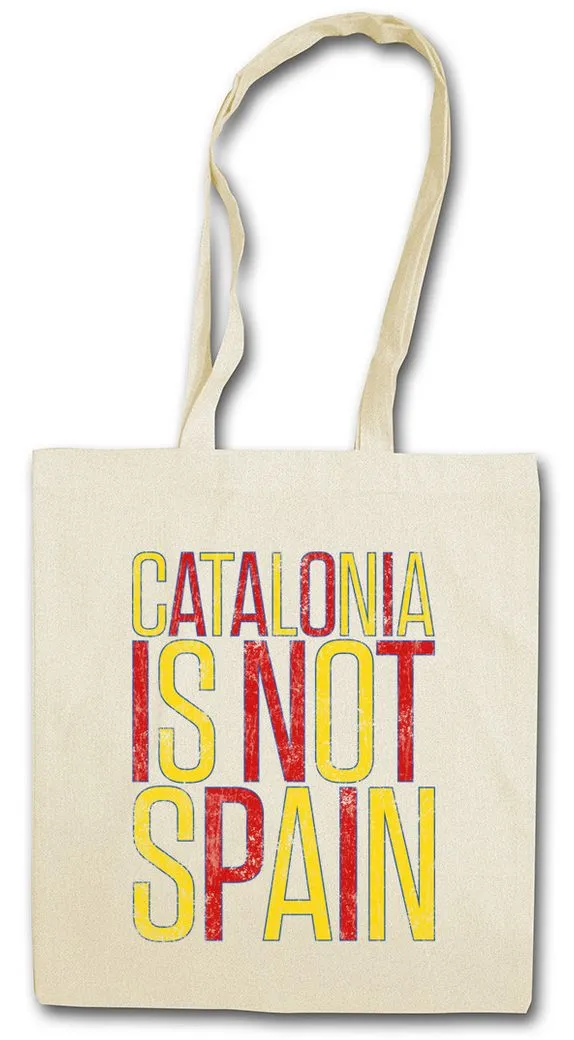 Urban Backwoods Beuteltasche Catalonia Is Not Spain Stofftasche Spanien Freiheit Freedom Free (1-tlg), Katalonien Viva La Revolution