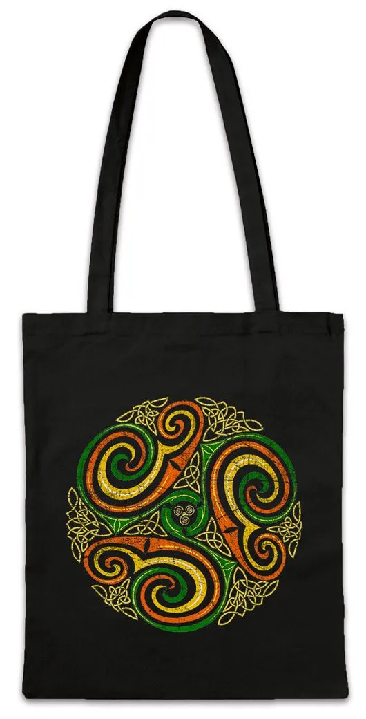 Urban Backwoods Beuteltasche Celtic Circle Stofftasche Kelten Celts Keltischer Kreis Knoten Knot (1-tlg), Cross Kreuz Symbol Tribal