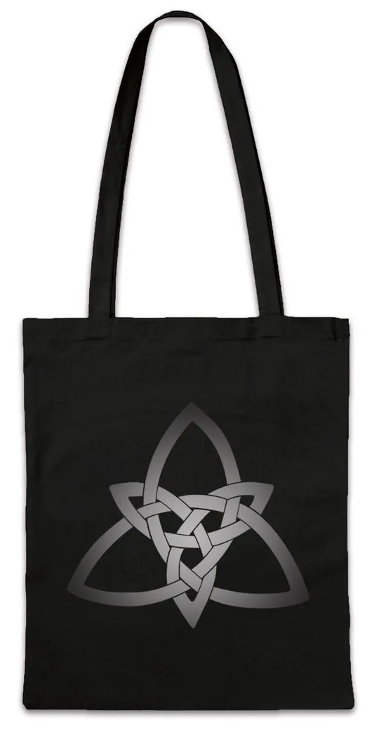 Urban Backwoods Beuteltasche Celtic Knot Logo Sign I Stofftasche Kelten Knoten Keltisch Kreuz Cross (1-tlg), Runen Thor Gallier Samhain