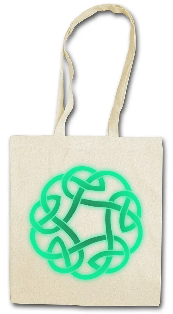 Urban Backwoods Beuteltasche Celtic Knot Logo Sign III Stofftasche Kelten Tribal Knoten Keltisch (1-tlg), Tattoo Kreuz Cross Runen