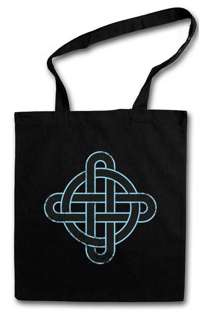 Urban Backwoods Beuteltasche Celtic Knot Logo Sign IX Stofftasche Kelten Tribal Knoten Keltisch (1-tlg), Tattoo Kreuz Cross Runen