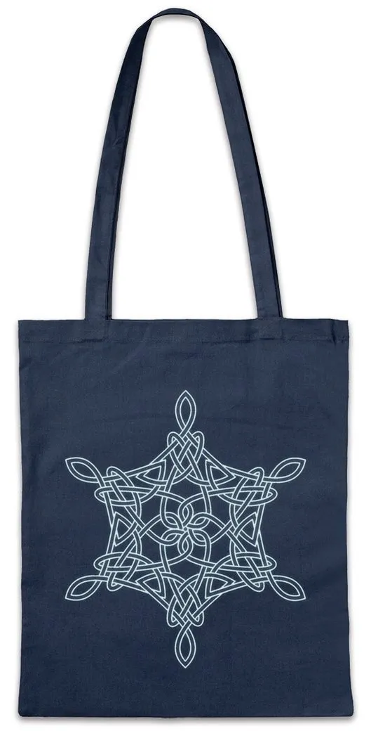 Urban Backwoods Beuteltasche Celtic Knot Logo Sign XIV Stofftasche Kelten Tribal Knoten Keltisch (1-tlg), Tattoo Kreuz Cross Runen