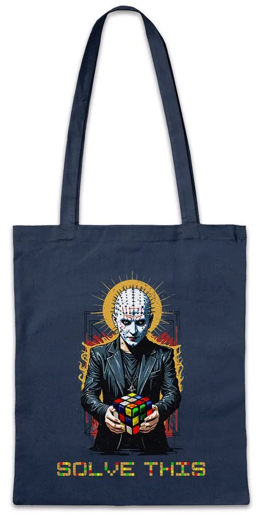 Urban Backwoods Beuteltasche Cenobite Cuber Solve Stofftasche Zauberwürfel Pinhead Speed Cube (1-tlg), Cubing Würfel Hellraiser Zenobit