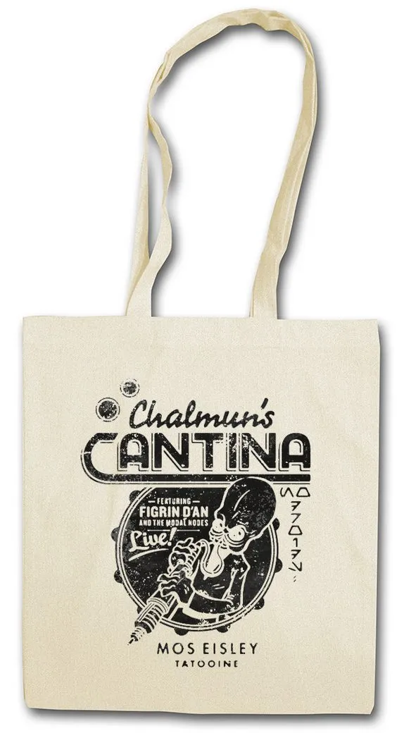 Urban Backwoods Beuteltasche Chalmun's Cantina Vintage III Stofftasche Krieg Rebel Star Movie (1-tlg), Sterne Tatooine Moon Imperium