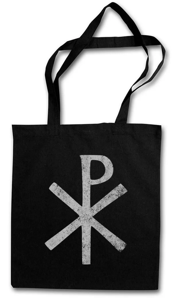Urban Backwoods Beuteltasche Chi Rho Symbol Stofftasche Christusmonogramm Konstantinisches Kreuz (1-tlg), Jesus XP Ichtys Kaiser