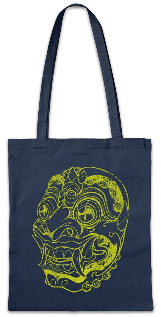 Urban Backwoods Beuteltasche Chinese Dragon Head II Stofftasche Drache Drachen China Maske Mask (1-tlg), Asia Asien Asian Chinesischer