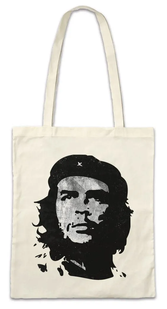 Urban Backwoods Beuteltasche Classic Che Guevara Portrait III Stofftasche Kuba Guerilla Fidel El (1-tlg), Caballo Castro Cuba Ernesto