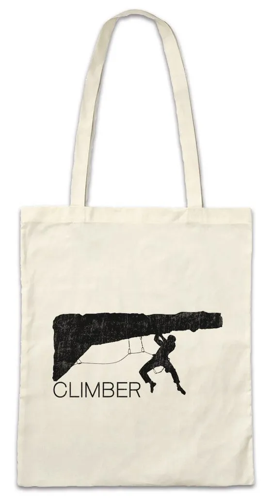Urban Backwoods Beuteltasche Climber I Stofftasche Klettern Climb Climbing Bouldern Feeclimbing (1-tlg), Free Rock Boulder Mountain