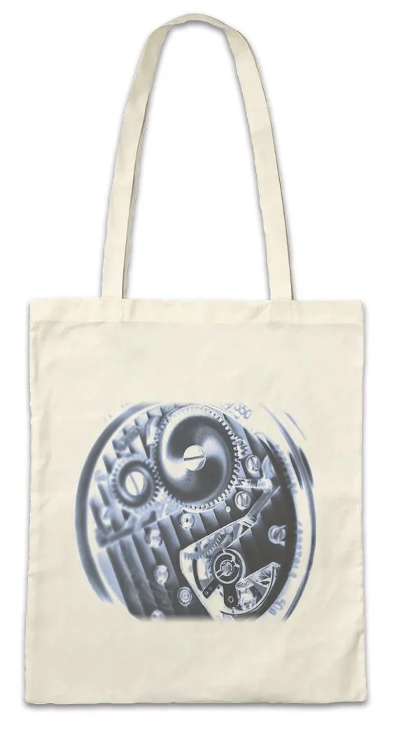 Urban Backwoods Beuteltasche Clockwork II Stofftasche Uhr Uhrmacher Uhrwerk Uhren Watch Sammler (1-tlg), Mechaniker Mechanik Collector Technologie