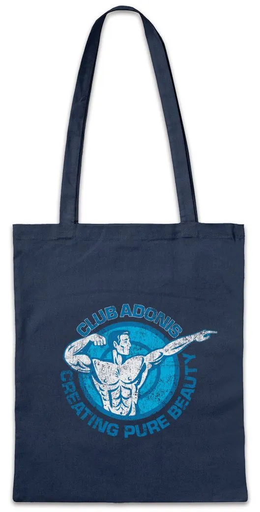 Urban Backwoods Beuteltasche Club Adonis Bodybuilder Stofftasche Gym Fitness Sports Muscles (1-tlg), Training Bodybuilding Muskeln Body