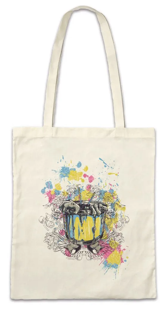 Urban Backwoods Beuteltasche Colored Zombie Hands Stofftasche Tattoo Art Rock Metal Newschool Punk (1-tlg), Emo Artist Tätowierer Farben