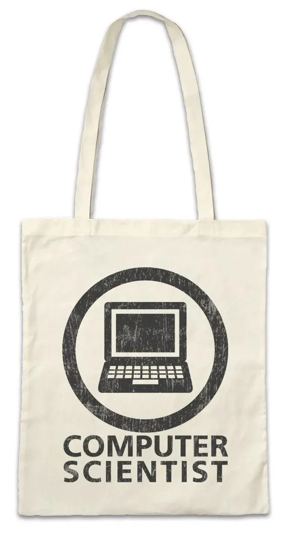 Urban Backwoods Beuteltasche Computer Scientist Stofftasche Software Entwickler Informatiker (1-tlg), Programmierer PC Informatik IT