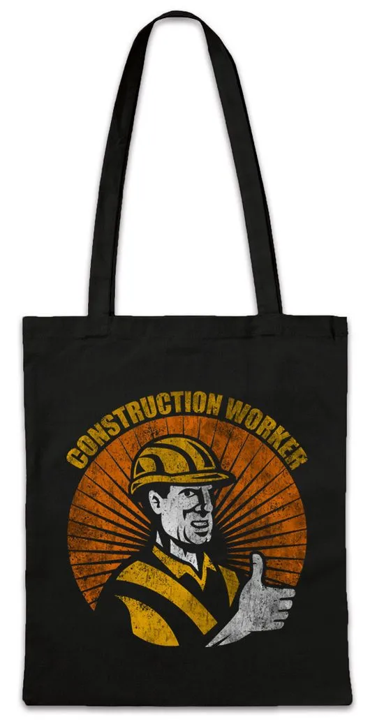 Urban Backwoods Beuteltasche Construction Worker II Stofftasche Maurer Handwerk Handwerker (1-tlg), Heimwerker Hausmeister Repairman DIY