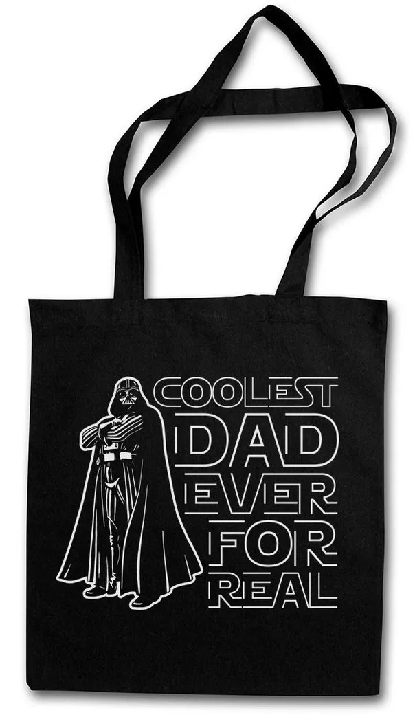 Urban Backwoods Beuteltasche Coolest Dad Ever Stofftasche Star Bester Vater Darth Wars Dad Vader (1-tlg), Daddy Papa Varertag Geschenk