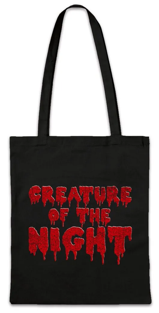 Urban Backwoods Beuteltasche Creature of the Night Stofftasche Band Punk Death Heavy Metal Hard (1-tlg), Rock Gothic Horror Monster
