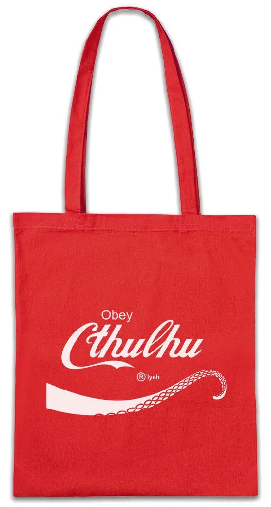 Urban Backwoods Beuteltasche Cthulhu Cola Stofftasche Lovecraft Miskatonic H.P. Fun University (1-tlg), Dunwich Arkham Horror Wars
