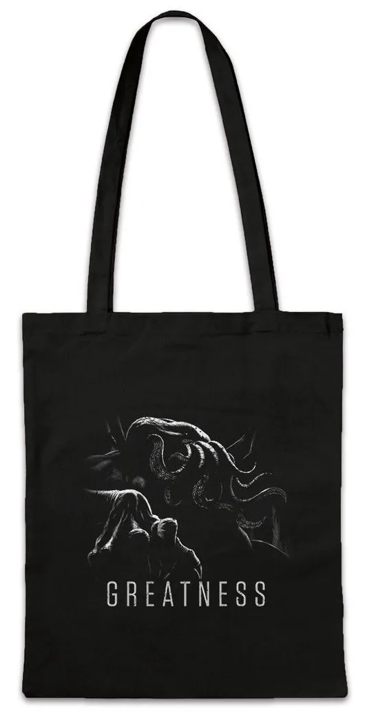 Urban Backwoods Beuteltasche Cthulhu Greatness Stofftasche Call Monster Horror Arkham H. P. (1-tlg), Lovecraft Miskatonic R´LYEH  University