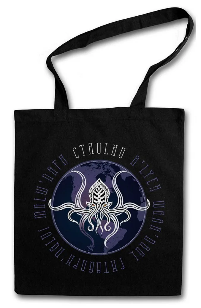 Urban Backwoods Beuteltasche Cthulhu J World Order Stofftasche HP Lovecraft Miskatonic R'Lyeh (1-tlg), Arkham Dunwich Innsmouth Azathoth