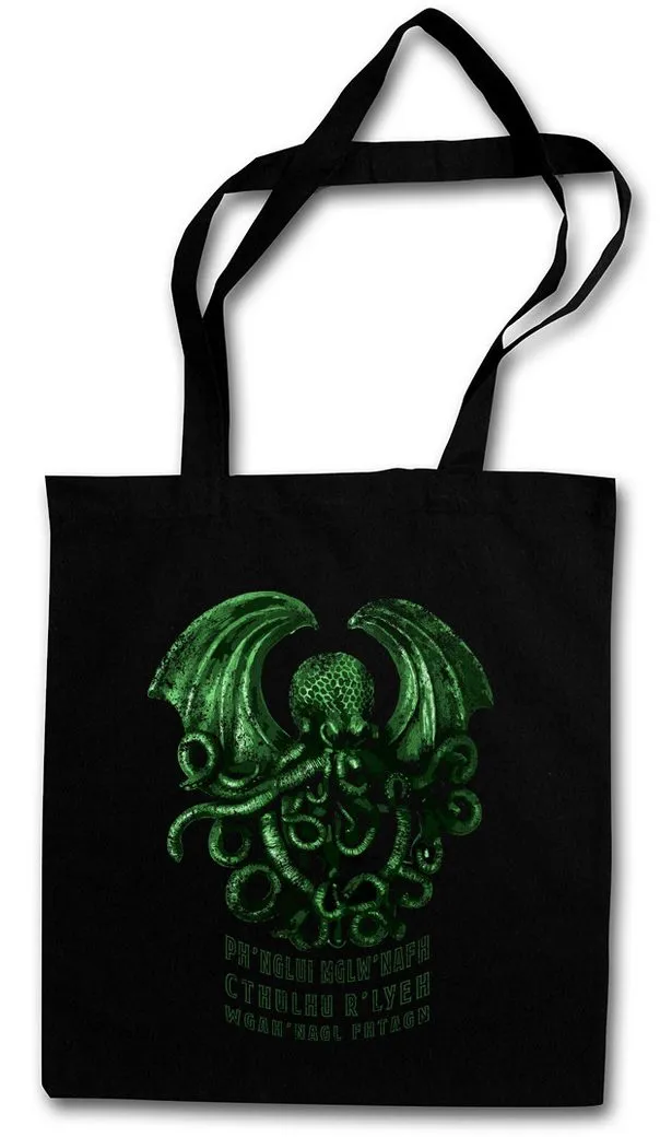 Urban Backwoods Beuteltasche Cthulhu R'Lyeh Stofftasche Horror Arkham H. P. Lovecraft Miskatonic (1-tlg), Dunwich Azathoth Innsmouth Call