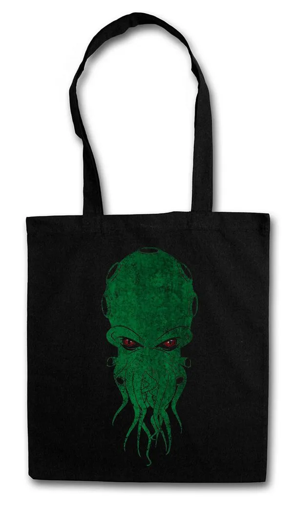 Urban Backwoods Beuteltasche Cthulhu VII Stofftasche Call Monster Horror Arkham H. P. Lovecraft (1-tlg), Miskatonic R´LYEH  University Antarctic
