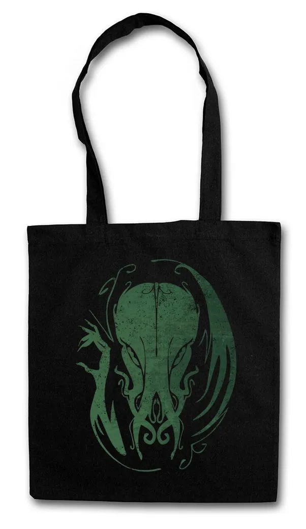 Urban Backwoods Beuteltasche Cthulhu VIII Stofftasche Call Monster Horror Arkham H. P. Lovecraft (1-tlg), Miskatonic R´LYEH  University Antarctic