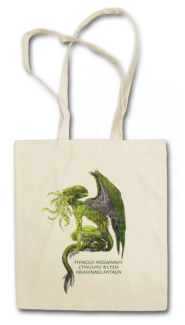 Urban Backwoods Beuteltasche Cthulhu X Stofftasche Call Horror Arkham H. P. Lovecraft Miskatonic (1-tlg), R´LYEH University Antarctic Expedition