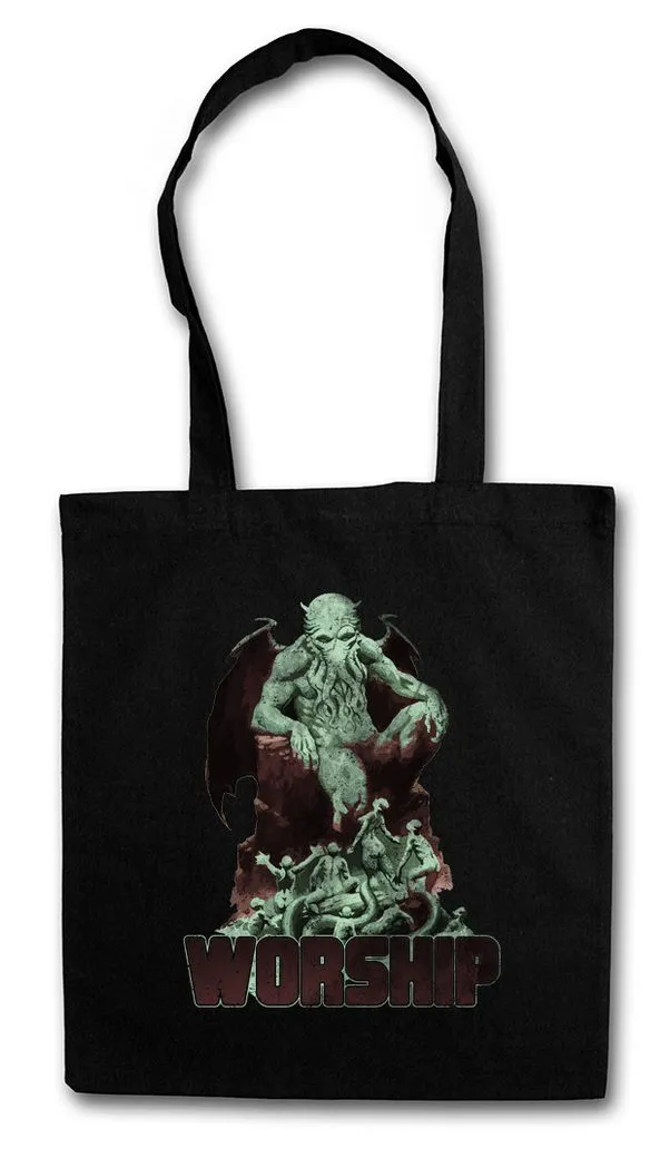 Urban Backwoods Beuteltasche Cthulhu XIII Stofftasche Call Horror Arkham H. P. Lovecraft Miskatonic (1-tlg), R´LYEH  University Antarctic Expedition