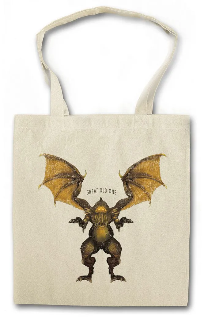 Urban Backwoods Beuteltasche Cthulhu XVI Stofftasche Call Horror Arkham H. P. Lovecraft Miskatonic (1-tlg), R´LYEH  University Antarctic Expedition