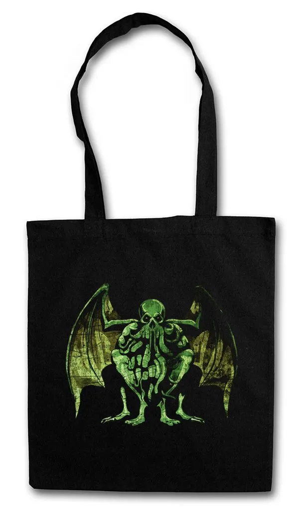 Urban Backwoods Beuteltasche Cthulhu XVII Stofftasche Call Horror Arkham H. P. Lovecraft Miskatonic (1-tlg), R´LYEH  University Antarctic Expedition