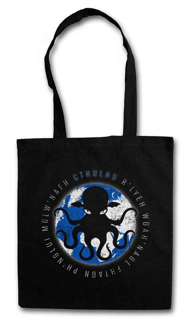 Urban Backwoods Beuteltasche Cthulhu XVIII Stofftasche Wars Horror Arkham H. P. Lovecraft (1-tlg), Miskatonic R´LYEH  University Antarctic