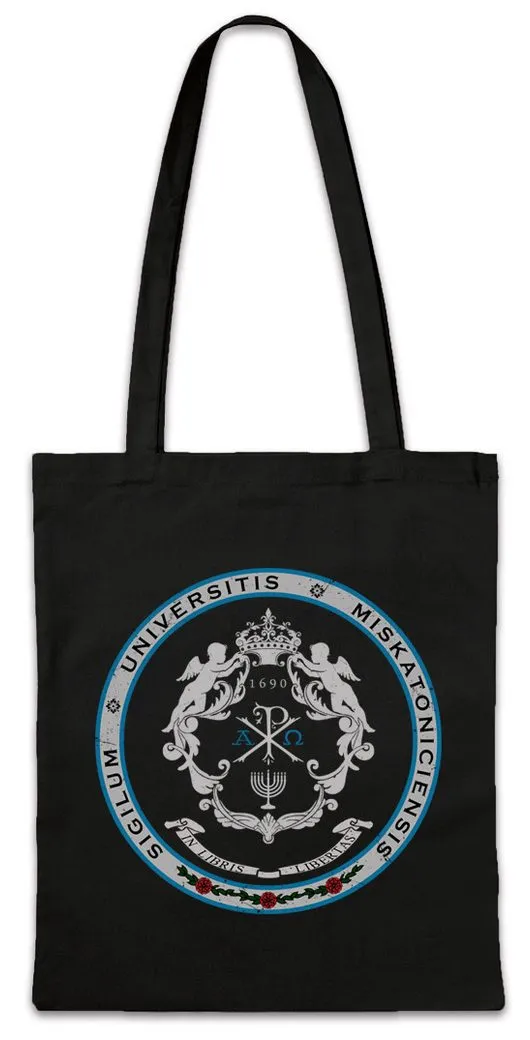 Urban Backwoods Beuteltasche Cthullhu Badge Stofftasche Call Horror Arkham H. P. Lovecraft (1-tlg), Miskatonic R´LYEH University Antarctic